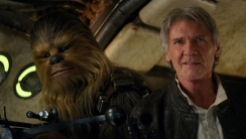 Chewbacca (Peter Mayhew) und Han Solo (Harrison Ford)