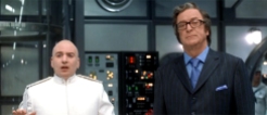 Dr. Evil (Mike Myers) und Nigel Powers (Michael Caine)